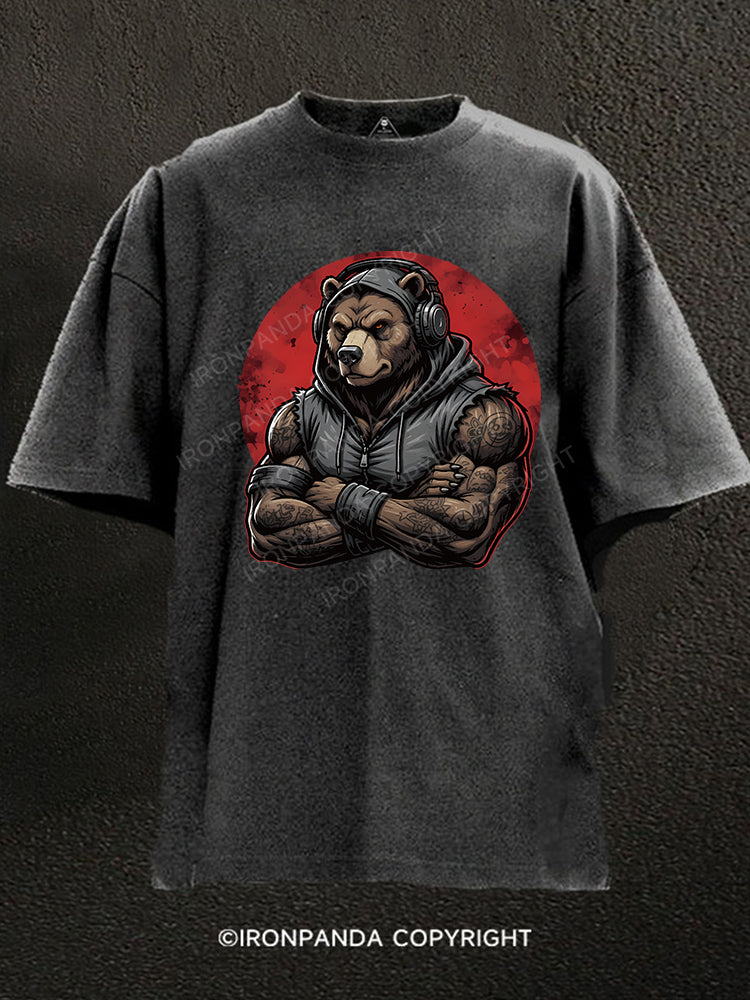 Muscle Bear Washed Gym Shirt