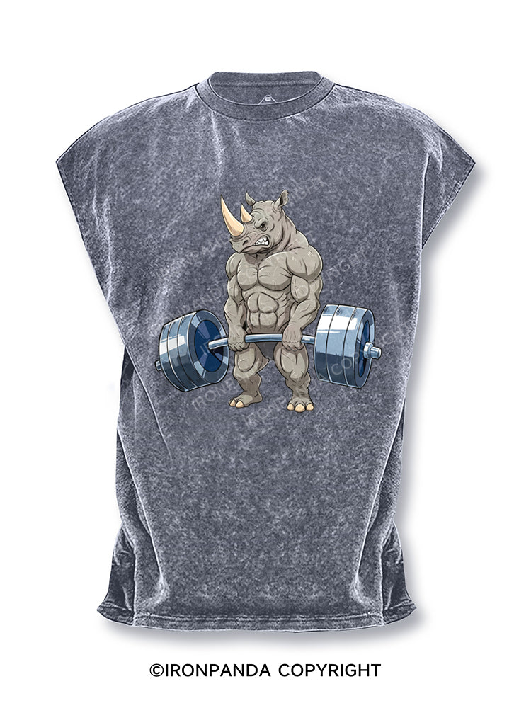 Muscular Rhino Deadlift Gym Cut Off Tank