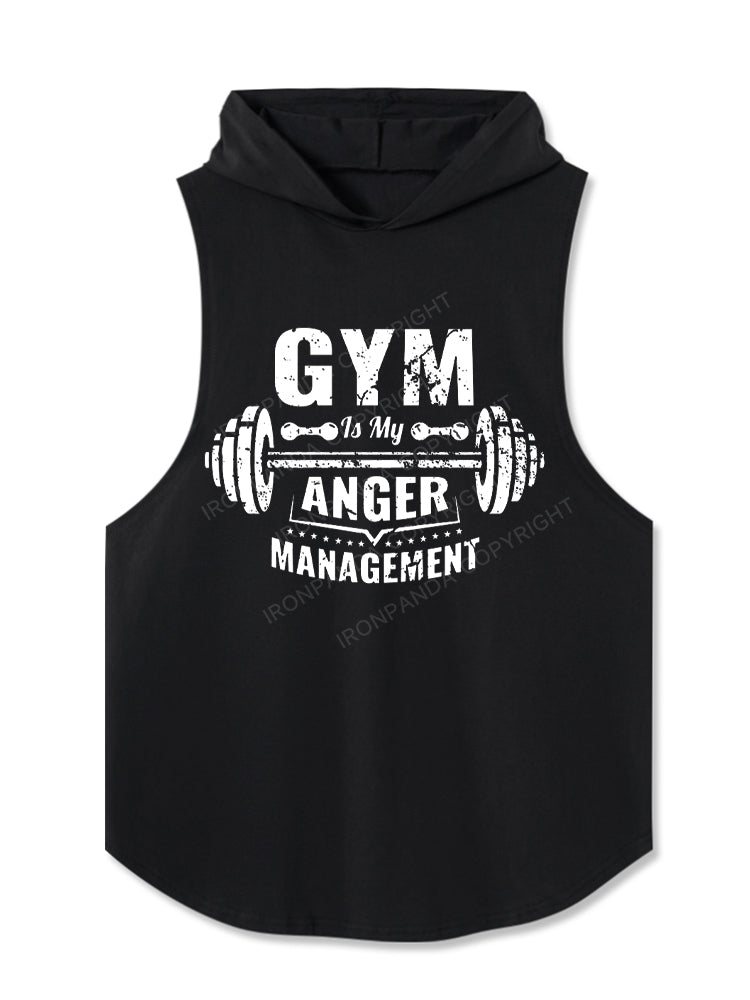 Gym Is My Anger Management Hooded Tank