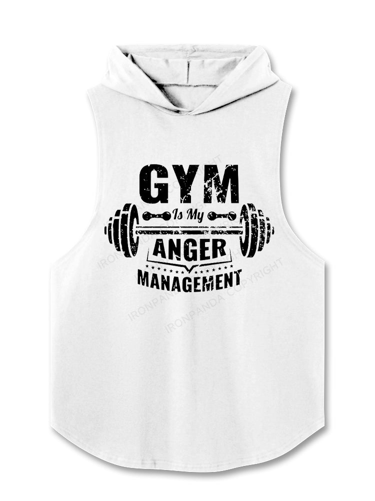 Gym Is My Anger Management Hooded Tank