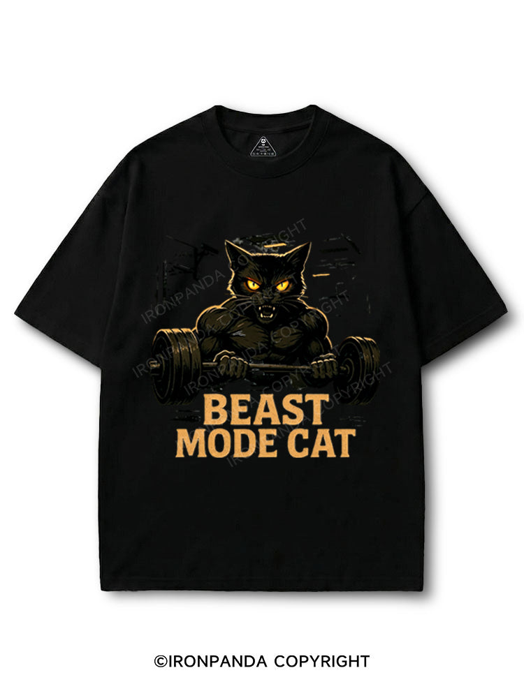 Beast Mode Cat Intense Workout Animal COTTON PUMP COVER