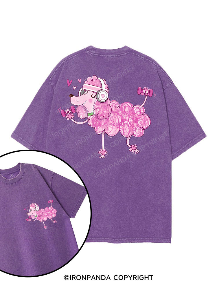 GymPoodle printed Gym Shirt