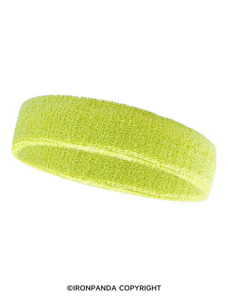 IronPanda Stretchy Gym Cotton Sweatbands