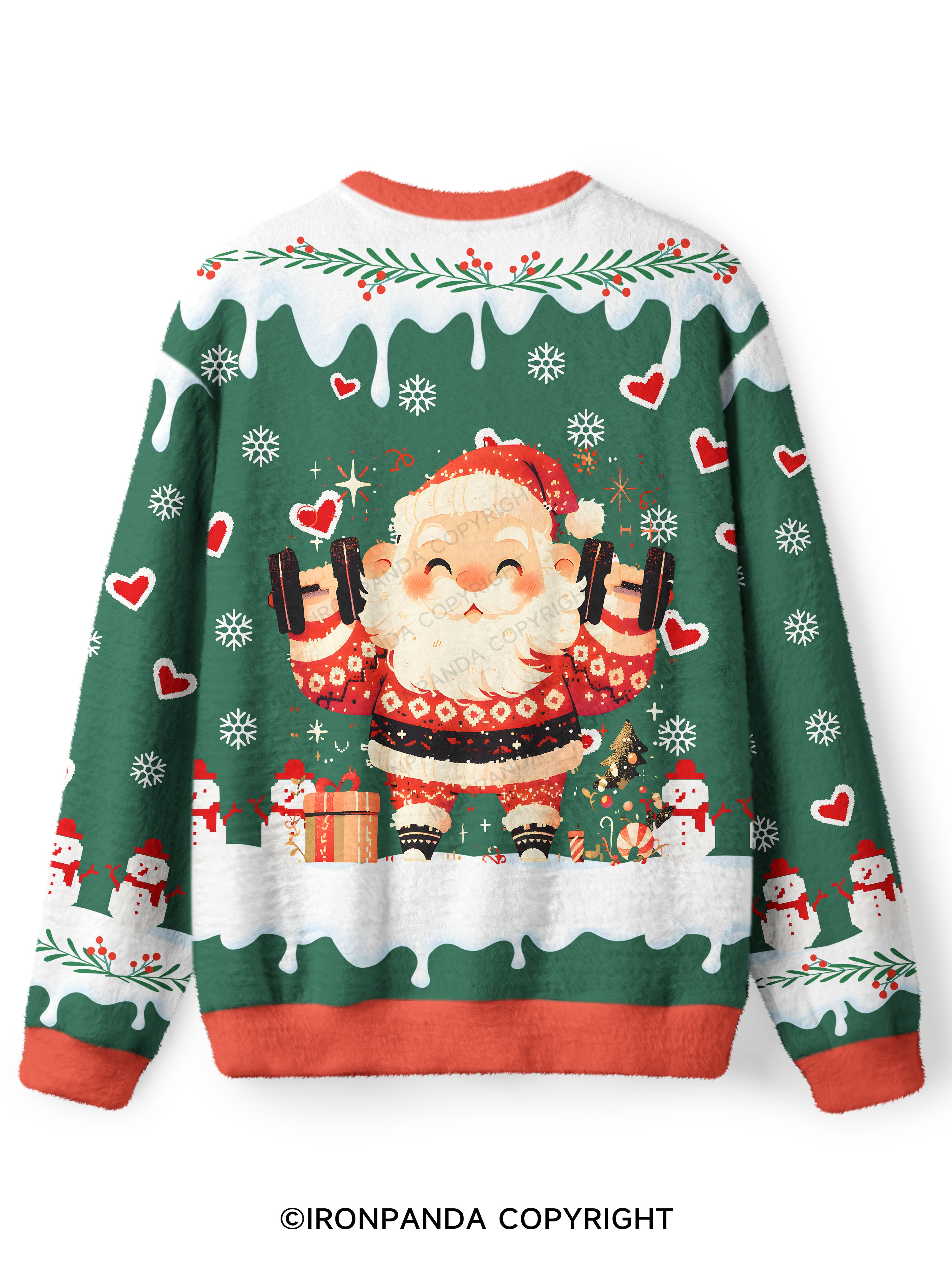 Merry Gainsmas Ugly Fuzzy Fleece Sweater