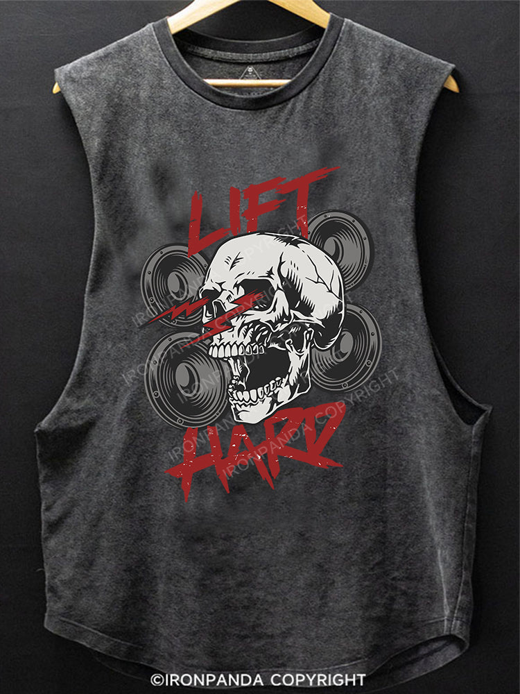 LIFT HARD Scoop Bottom Cotton Tank