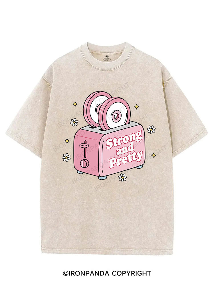 STRONG AND PRETTY VINTAGE GYM SHIRT