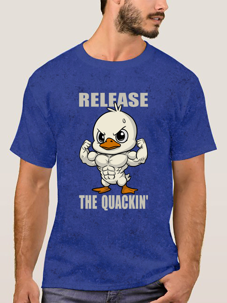 Release The Quackin Washed Gym Shirt