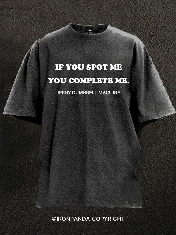 You Complete Me Washed Gym Shirt