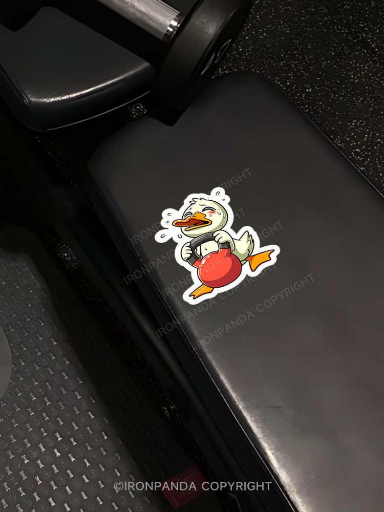 IronPanda Kettlebell duck Sticker