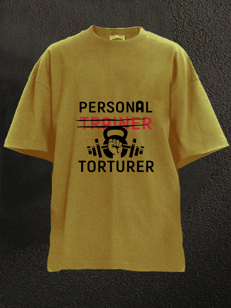 Personal TORTURER WASHED GYM SHIRT