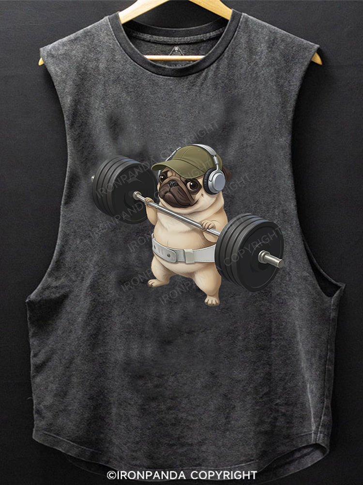 Kinda Hunky Kinda Chunky Scoop Bottom Cotton Tank