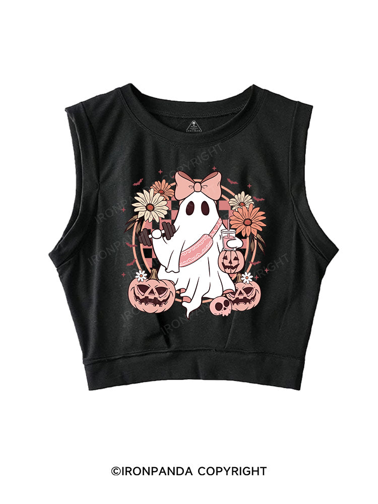 Pumpkin Lifter SLEEVELESS CROP TOPS