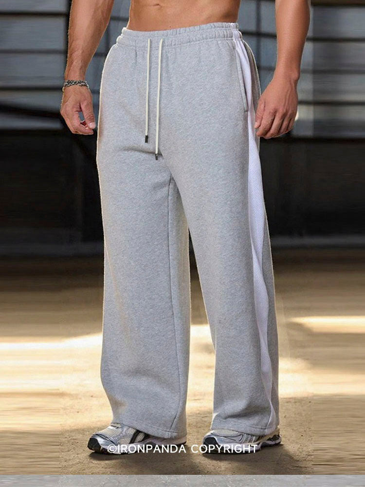 IRONPANDA Relaxed-Fit Athletic Pants