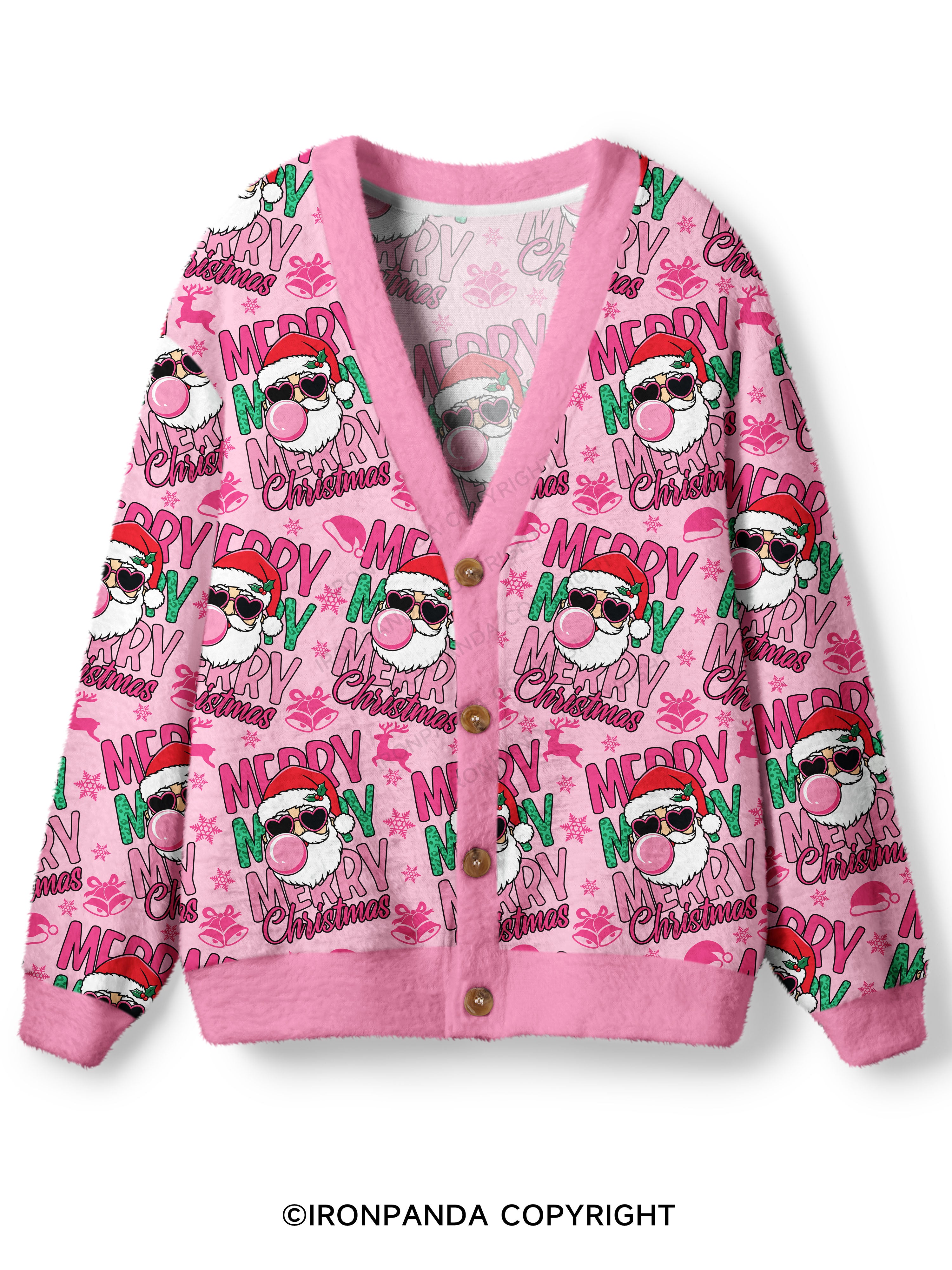 MERRY MERRY MERRY CHRISTMAS Ugly Cardigan Sweater