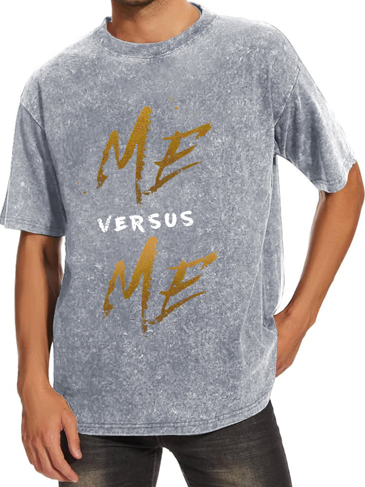 Me Versus Me Washed Gym Shirt