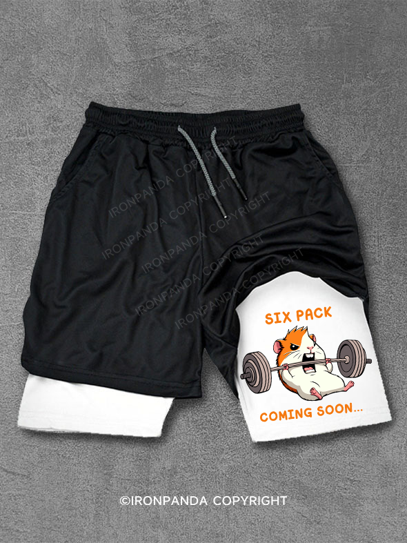 six pack coming soon Performance Training Shorts