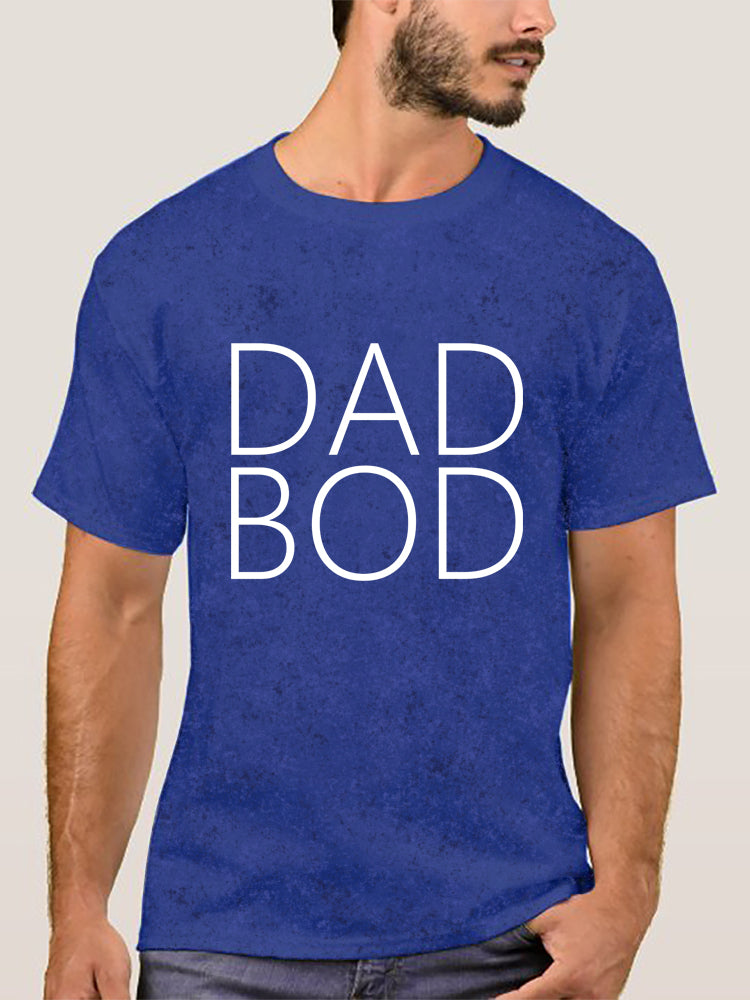 Dad Bod Washed Gym Shirt