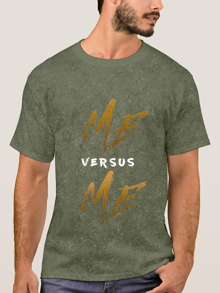 Me Versus Me Washed Gym Shirt