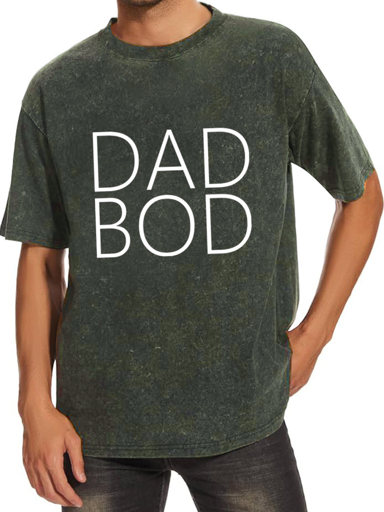 Dad Bod Washed Gym Shirt