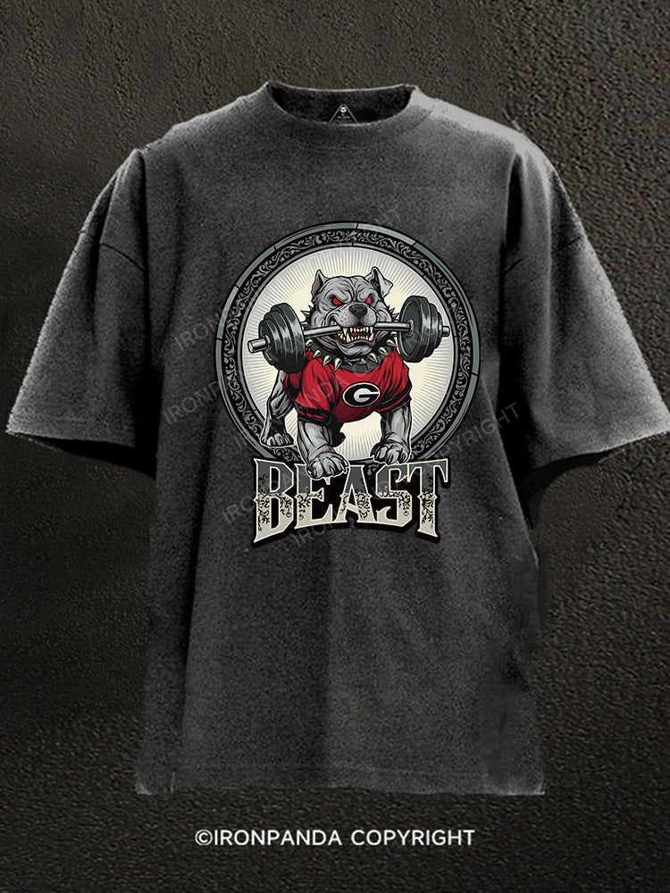 BEAST Washed Gym Shirt