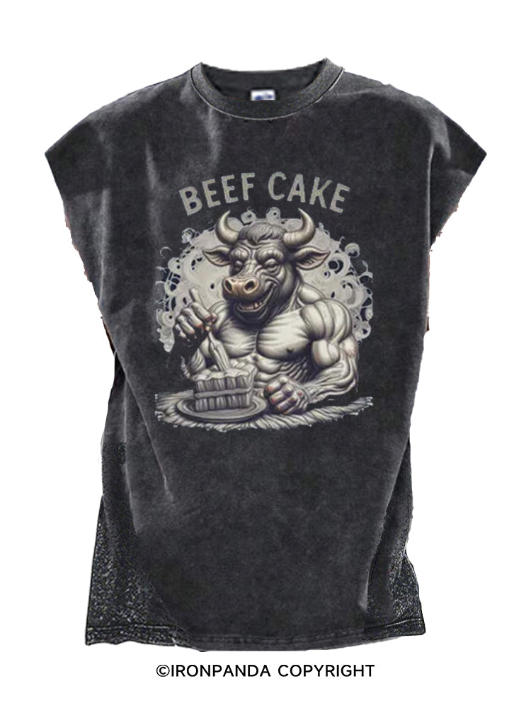 Beef Cake Cut Off Tank