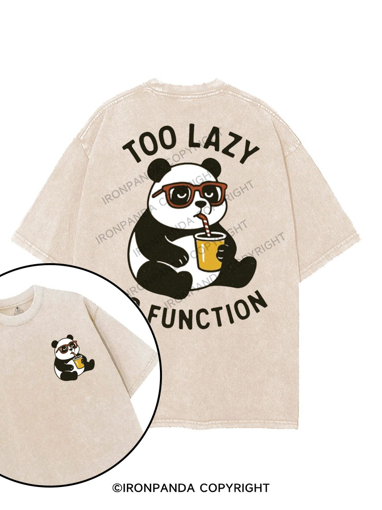 too lazy to function printed Gym Shirt