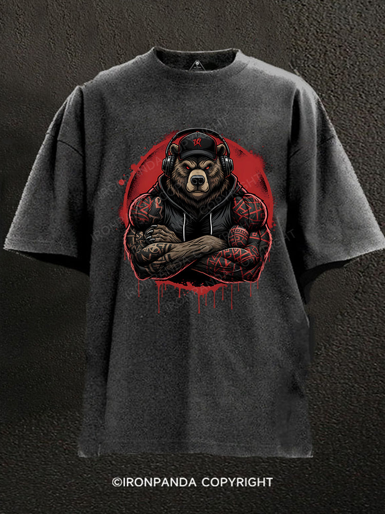 Muscle Bear Washed Gym Shirt