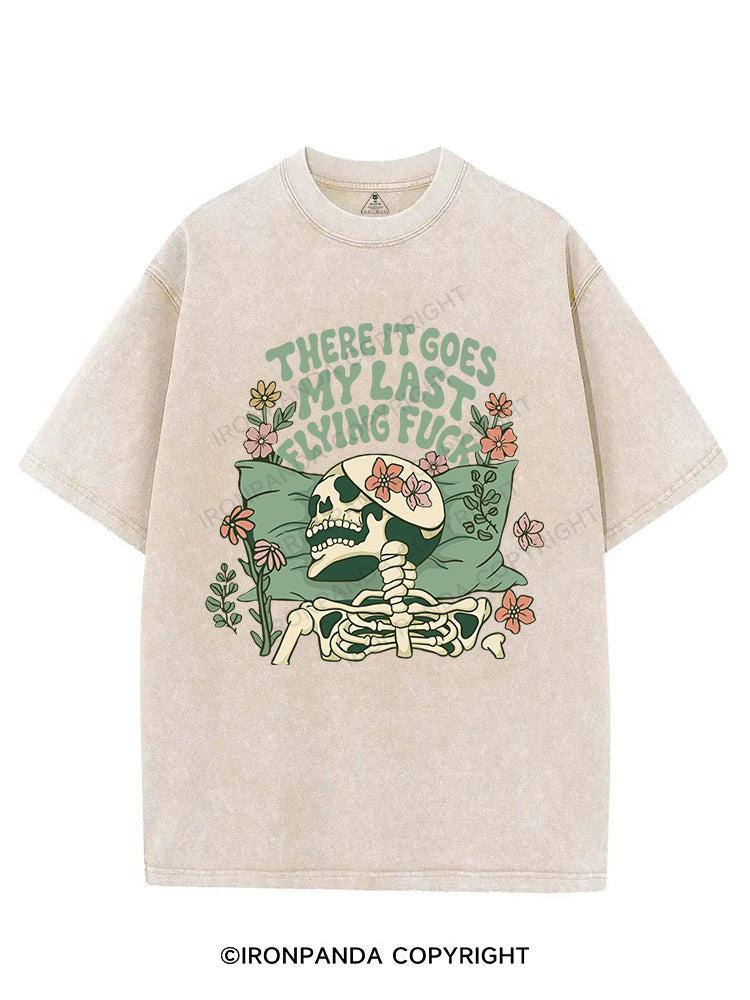 There It Goes My Last Flying Fuck VINTAGE GYM SHIRT