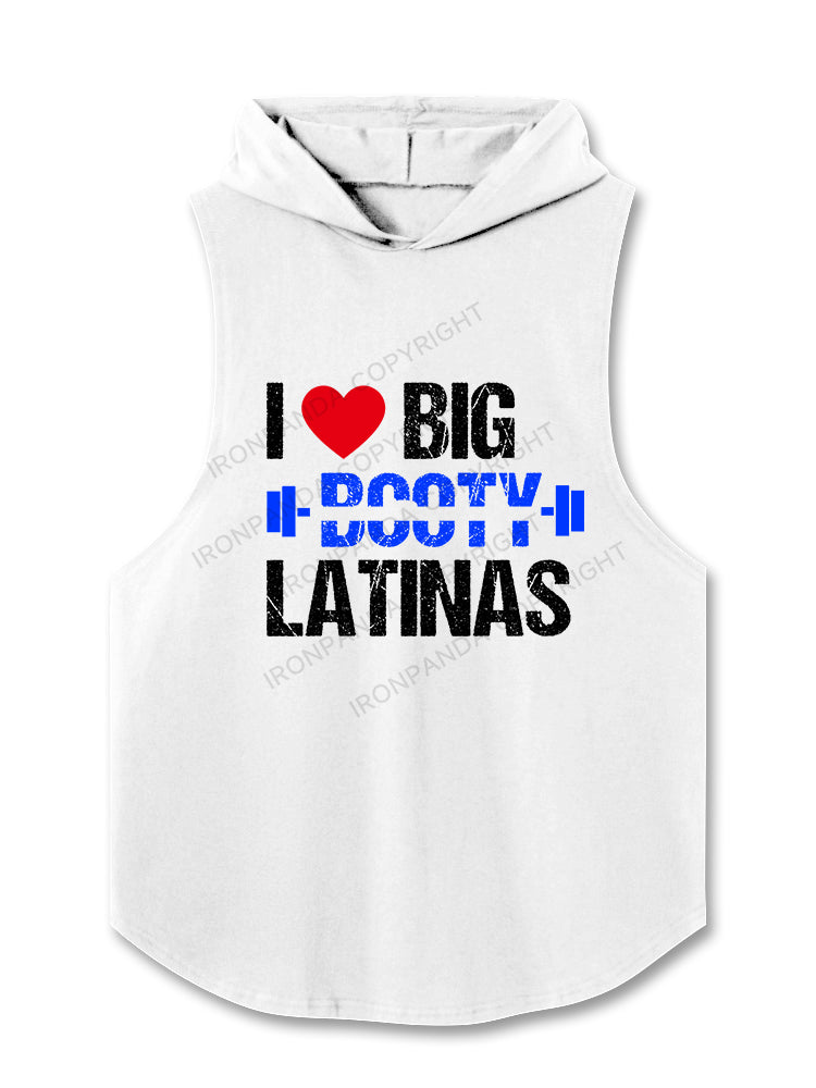 I Love Big Booty Latinas Hooded Tank