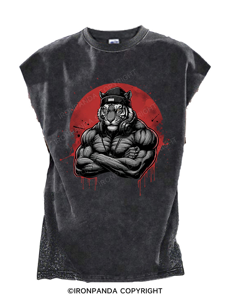 Muscle Tiger Cut Off Tank