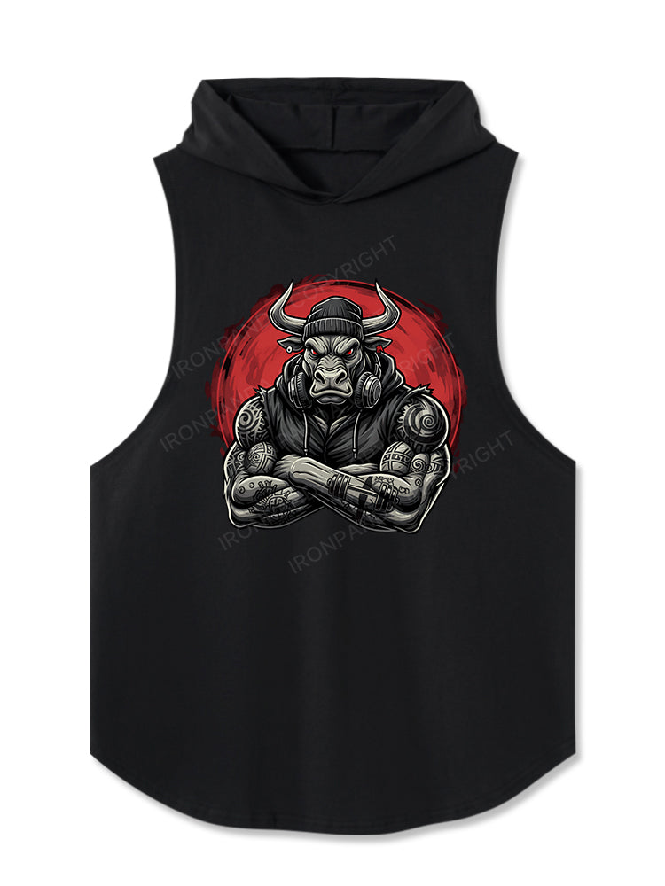 Muscle Bull Hooded Tank
