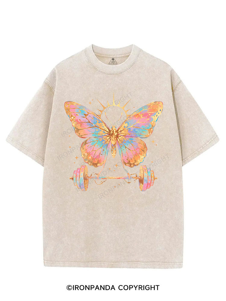 Butterfly Barbell VINTAGE GYM SHIRT