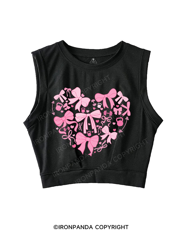 FIT AND FABULOUS SLEEVELESS CROP TOPS