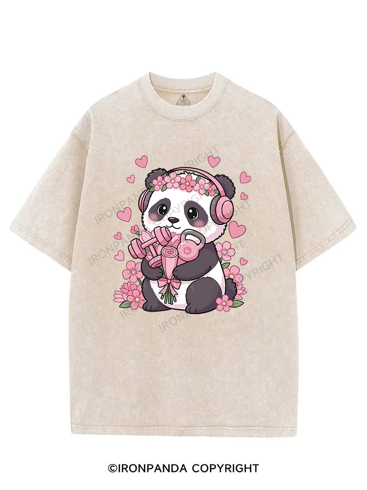 Panda Gains VINTAGE GYM SHIRT