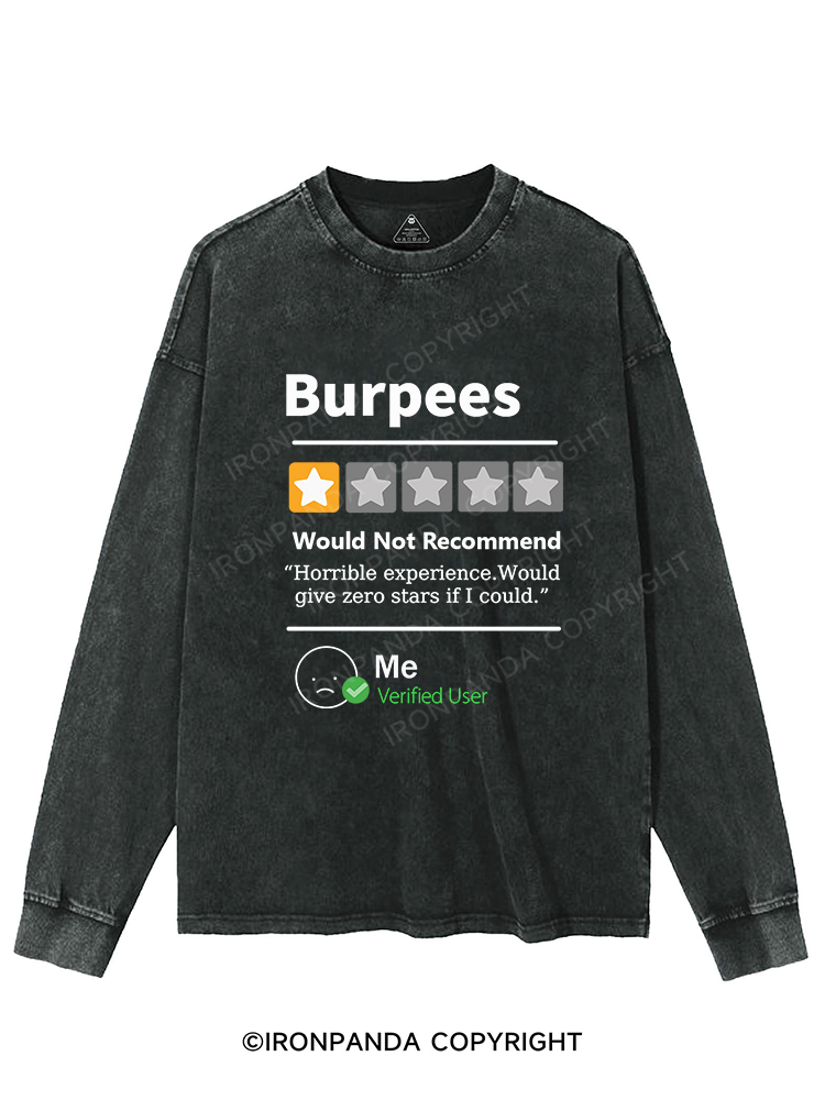 BURPEES REVIEWED Washed Sweatshirt
