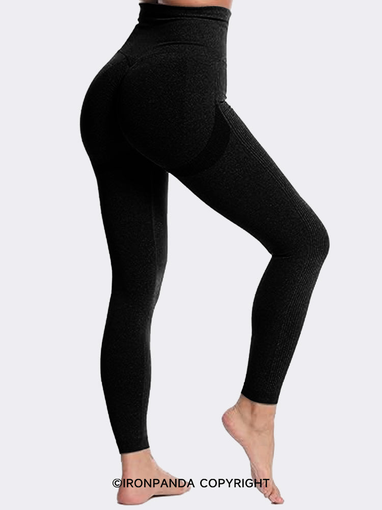 Seamless High-Waisted Booty-Lifting Yoga Pants