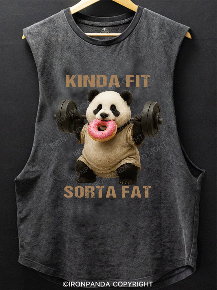 KINDA FIT SORTA FAT Scoop Bottom Cotton Tank