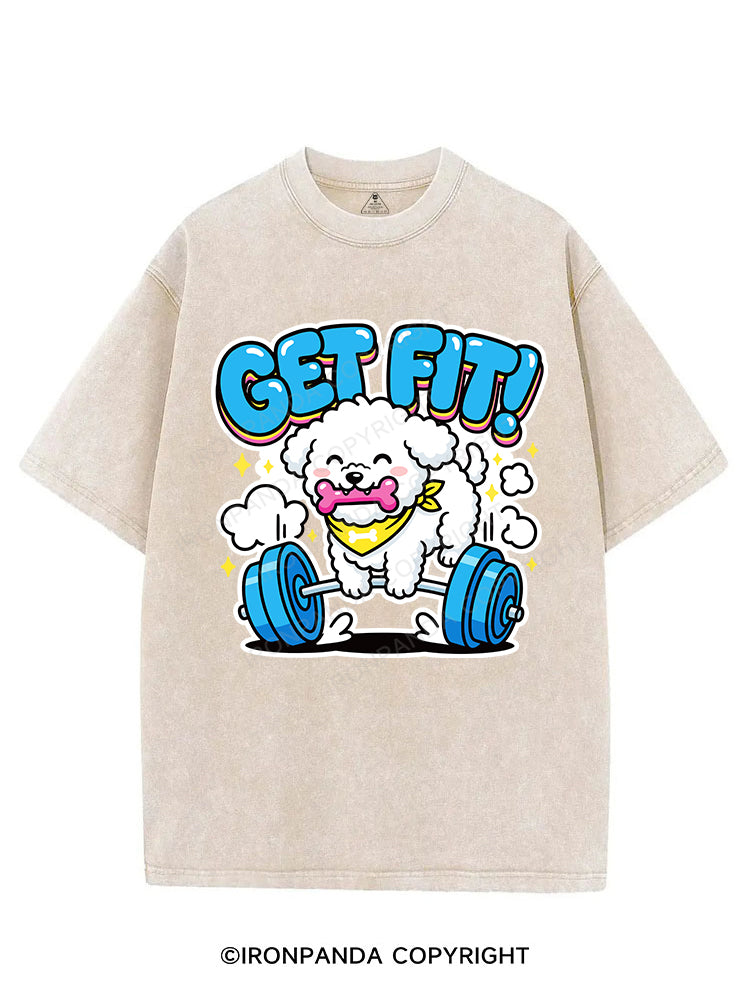GET FIT VINTAGE GYM SHIRT