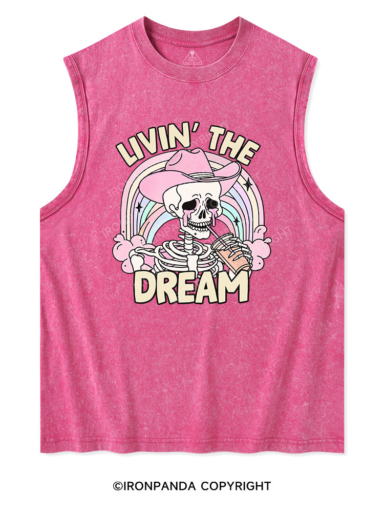 LIVIN' THE DREAM Washed Tank