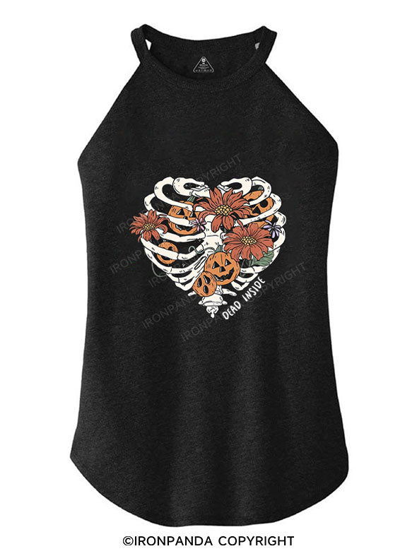 DEAD INSIDE TRI ROCKER COTTON TANK