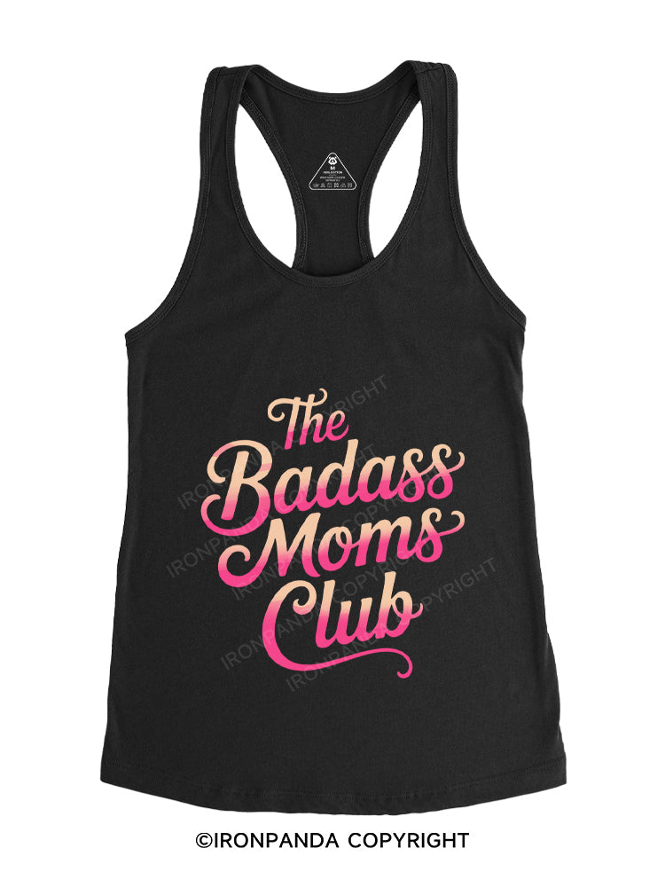 THE BADASS MOMS CLUB Gym Racerback Tank
