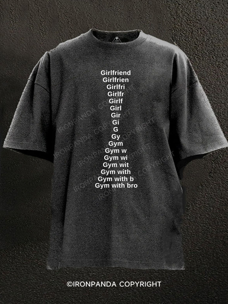 G...GYM Washed Gym Shirt