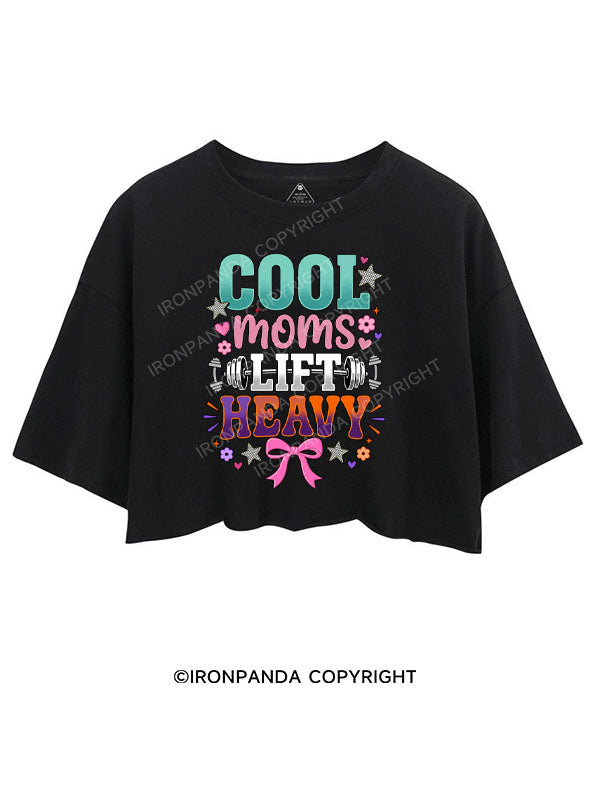 COOL MOMS LIFT HEAVY CROP TOPS