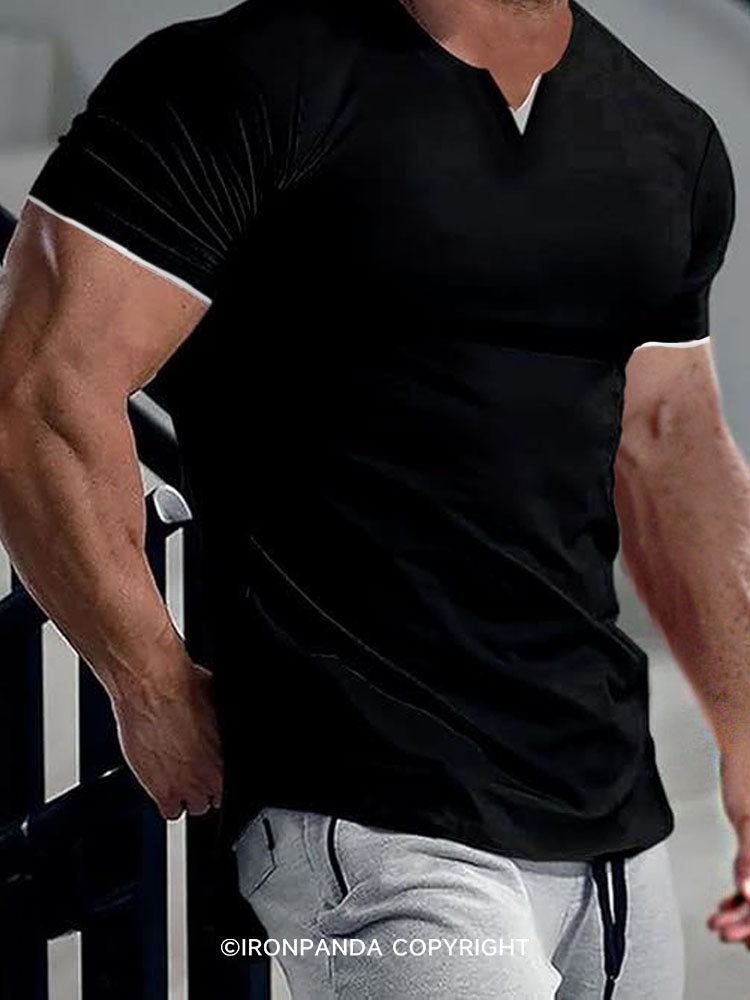 1% Better Every Day Men's Workout V-Neck Shirt