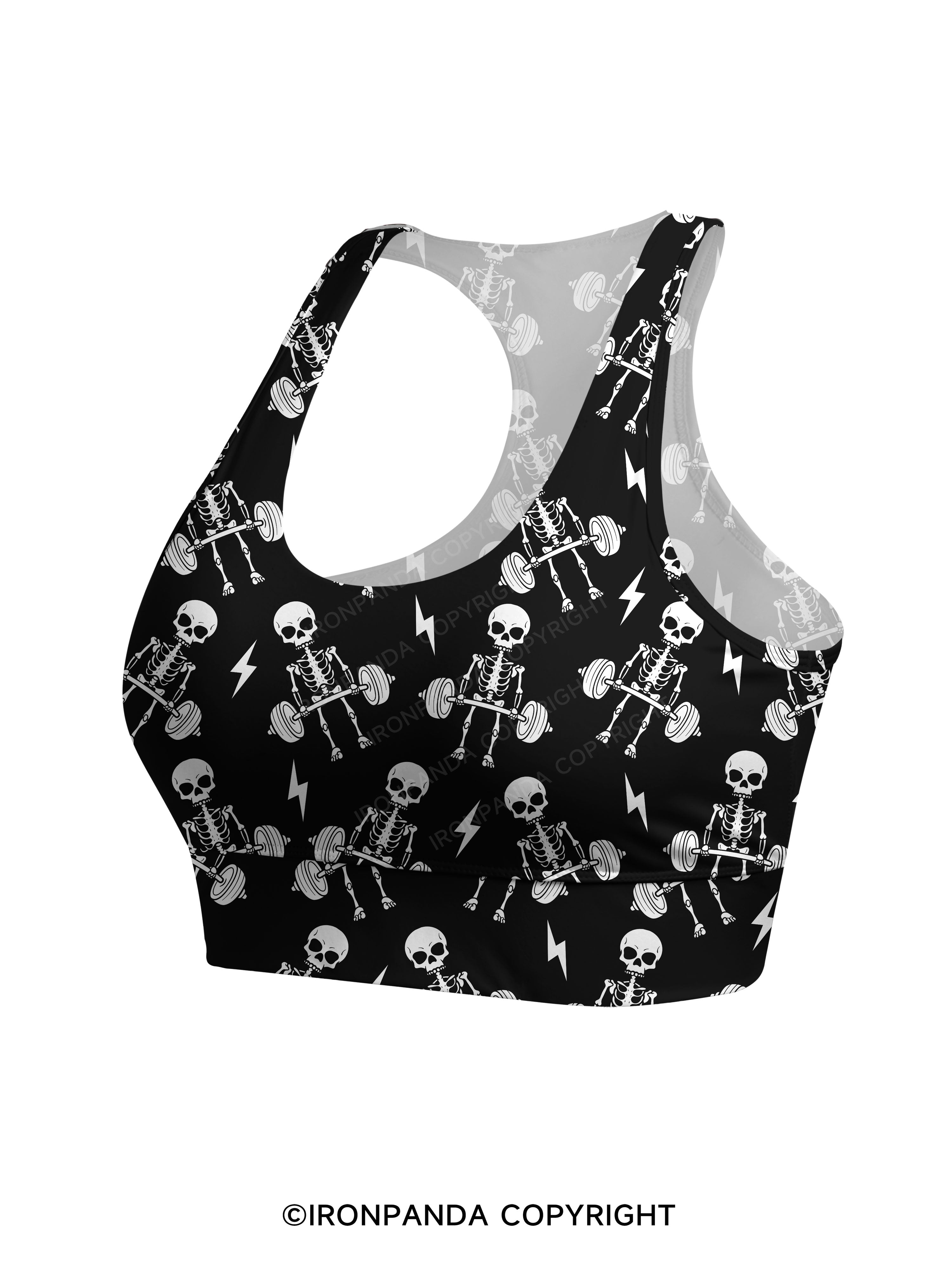 Deadlift Squad Racerback Sports Bra