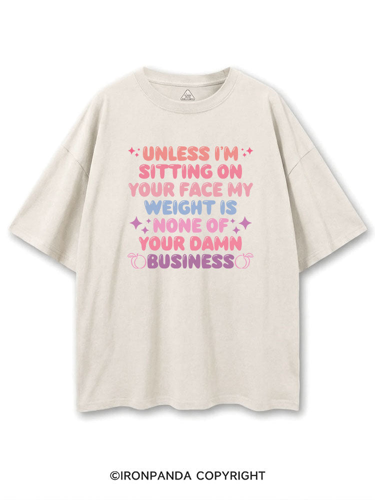 Unless I'm Sitting On Your Face COTTON PUMP COVER