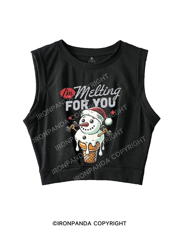 I'M MELTING FOR YOU SLEEVELESS CROP TOPS