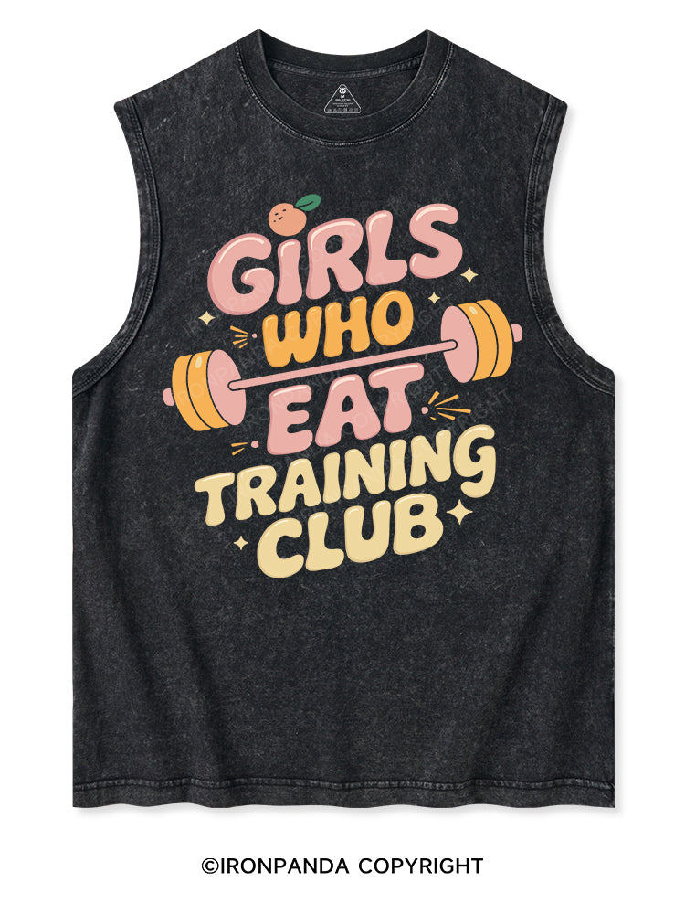 GIRLS WHO EAT TRAINING CLUB Washed Tank