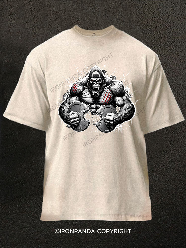 Beast Mode Washed Gym Shirt
