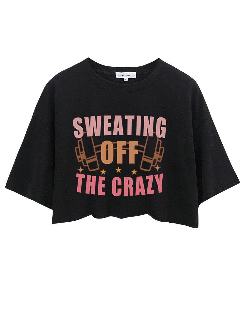 SWEATING OFF THE CRAZY CROP TOPS